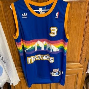 Allen iverson hardwood classic adidas Denver nugget jersey